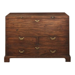 Mahogany Blanket Chest, Large 18th Century