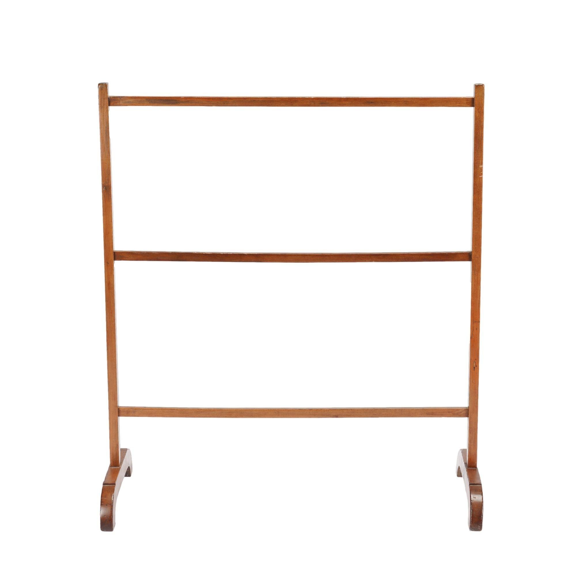 19th Century Mahogany blanket or towel rail, c. 1840