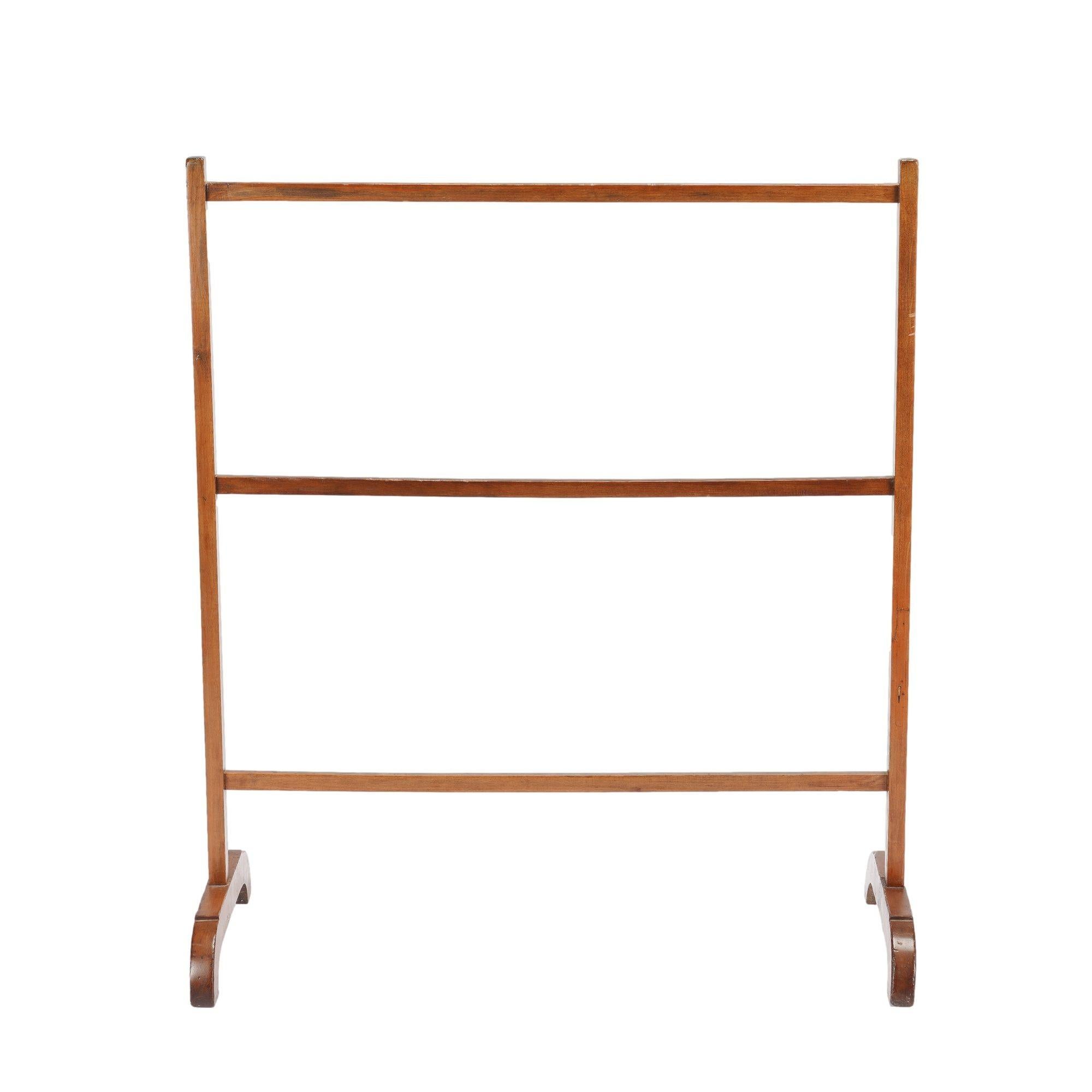 19th Century Mahogany blanket or towel rail, c. 1840