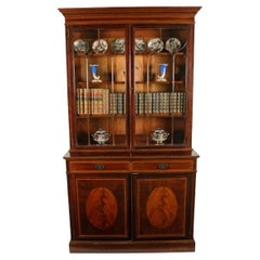 Vintage Mahogany Bookcase by Waring & Gillows, 20th Century