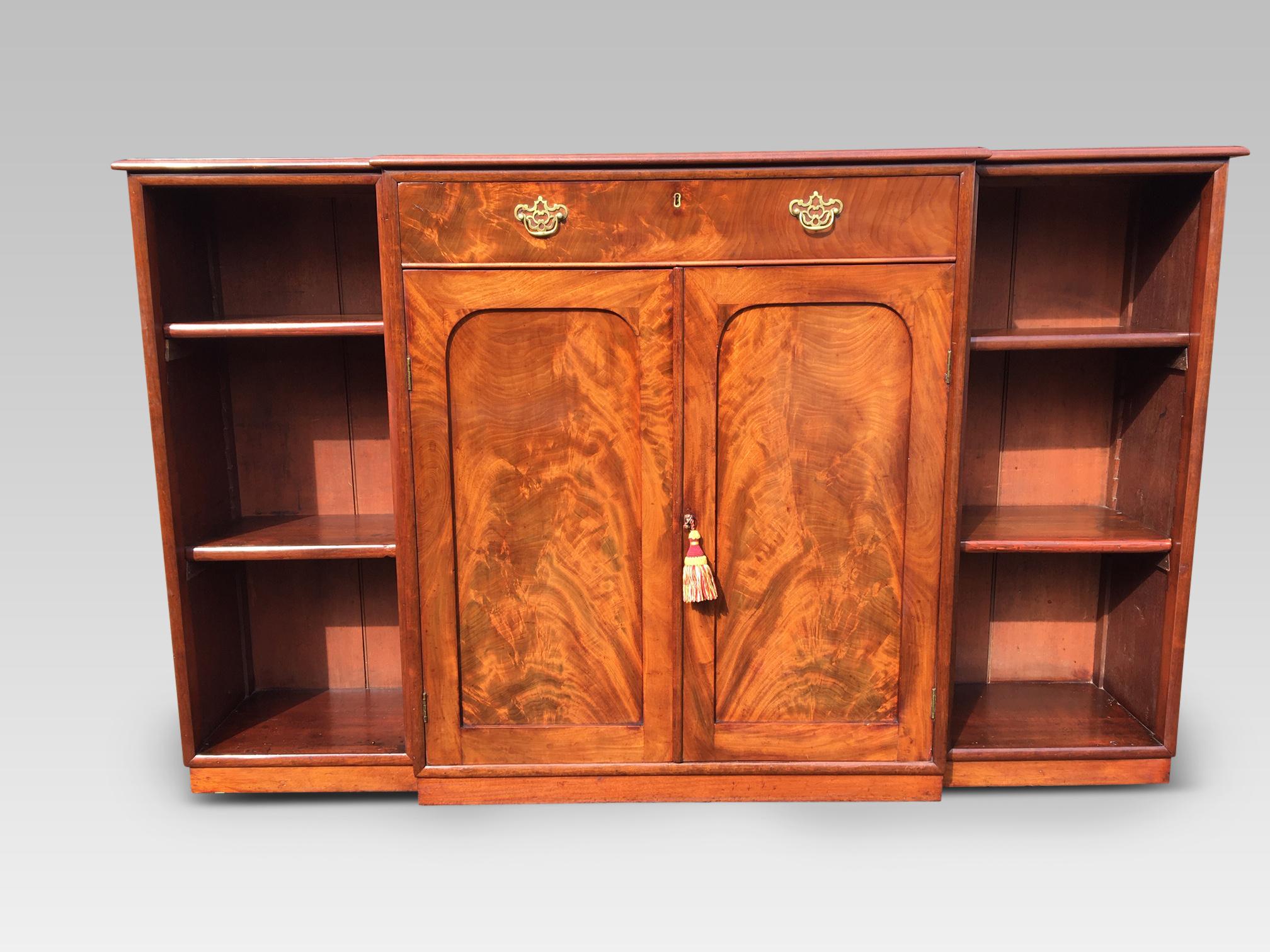 Hand-Crafted Mahogany Bookcase, English, circa 1860