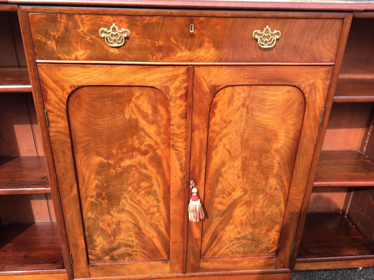 19th Century Mahogany Bookcase, English, circa 1860