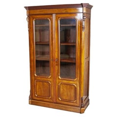 Mahogany Bookcase from the 2nd Half of the 19th Century in Light Brown