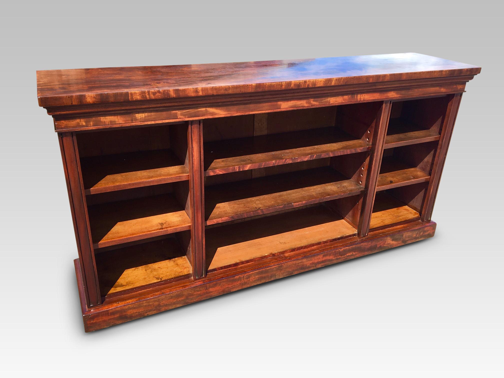 Georgian Mahogany Bookcase, Library, English, circa 1830