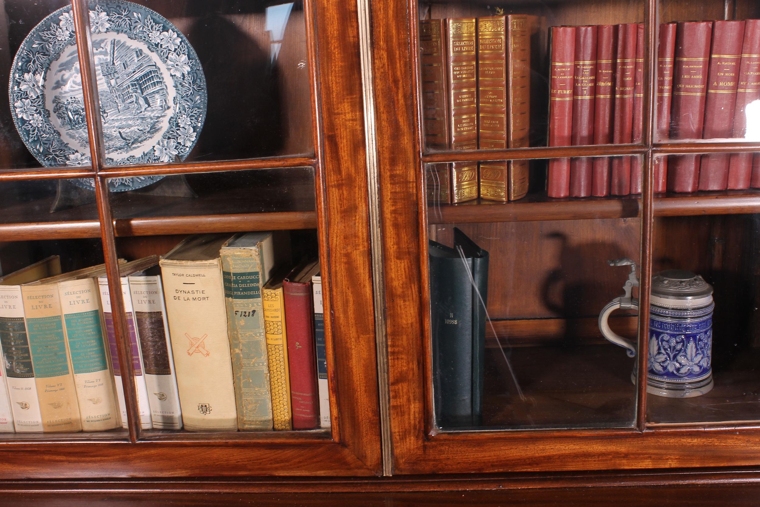 Mahogany Bookcase Regency Period-19th Century 6