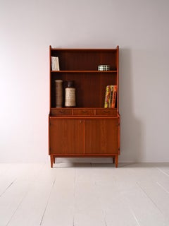 Mahogany bookcase with storage space