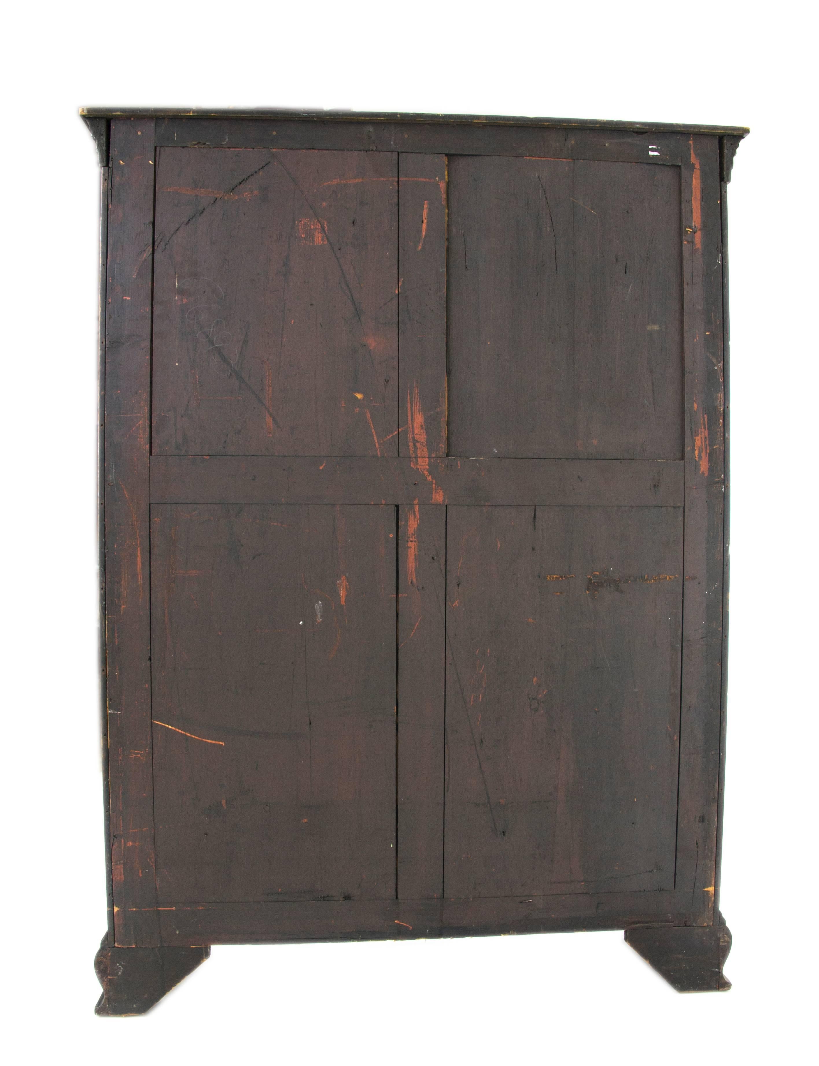 Walnut Bookcase, Antique Display Cabinet, Astragal Glass, Scotland, 1890 3