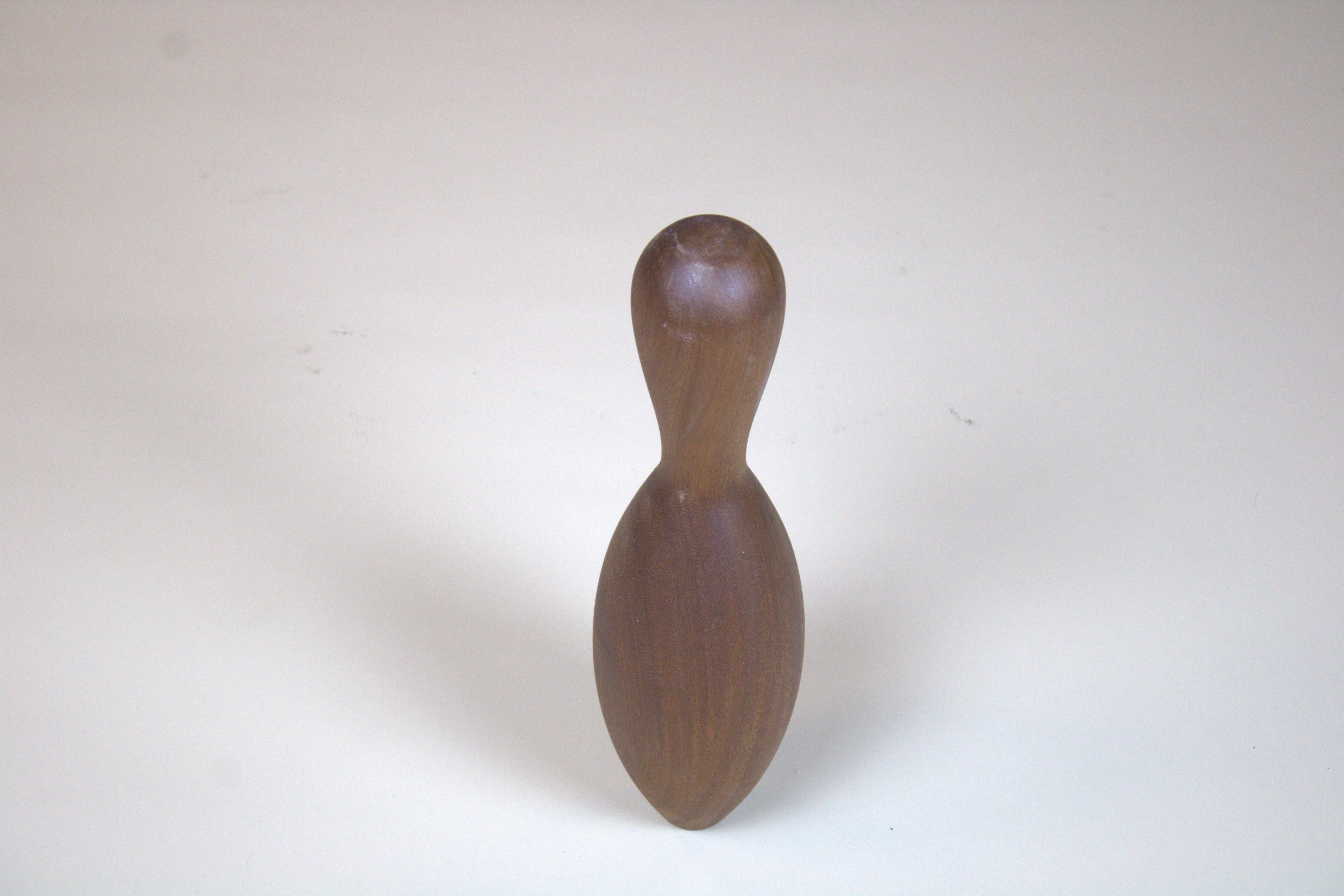 Mahogany Bowling Pin For Sale 1