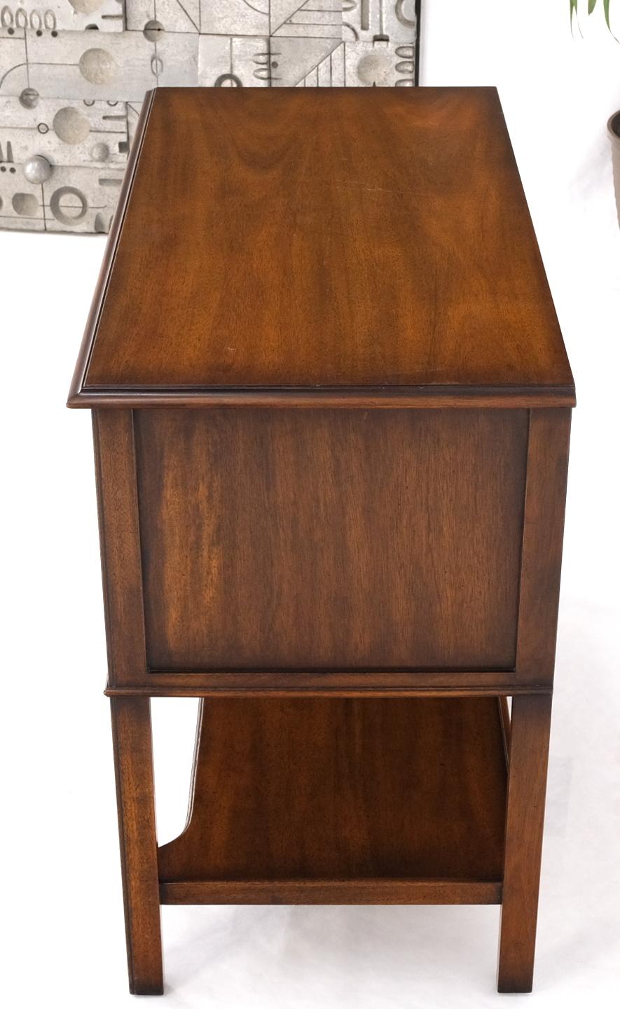 Mahogany Brass Hardware Kindel Entry Hall Chest Console Table Buffet Cabinet 4