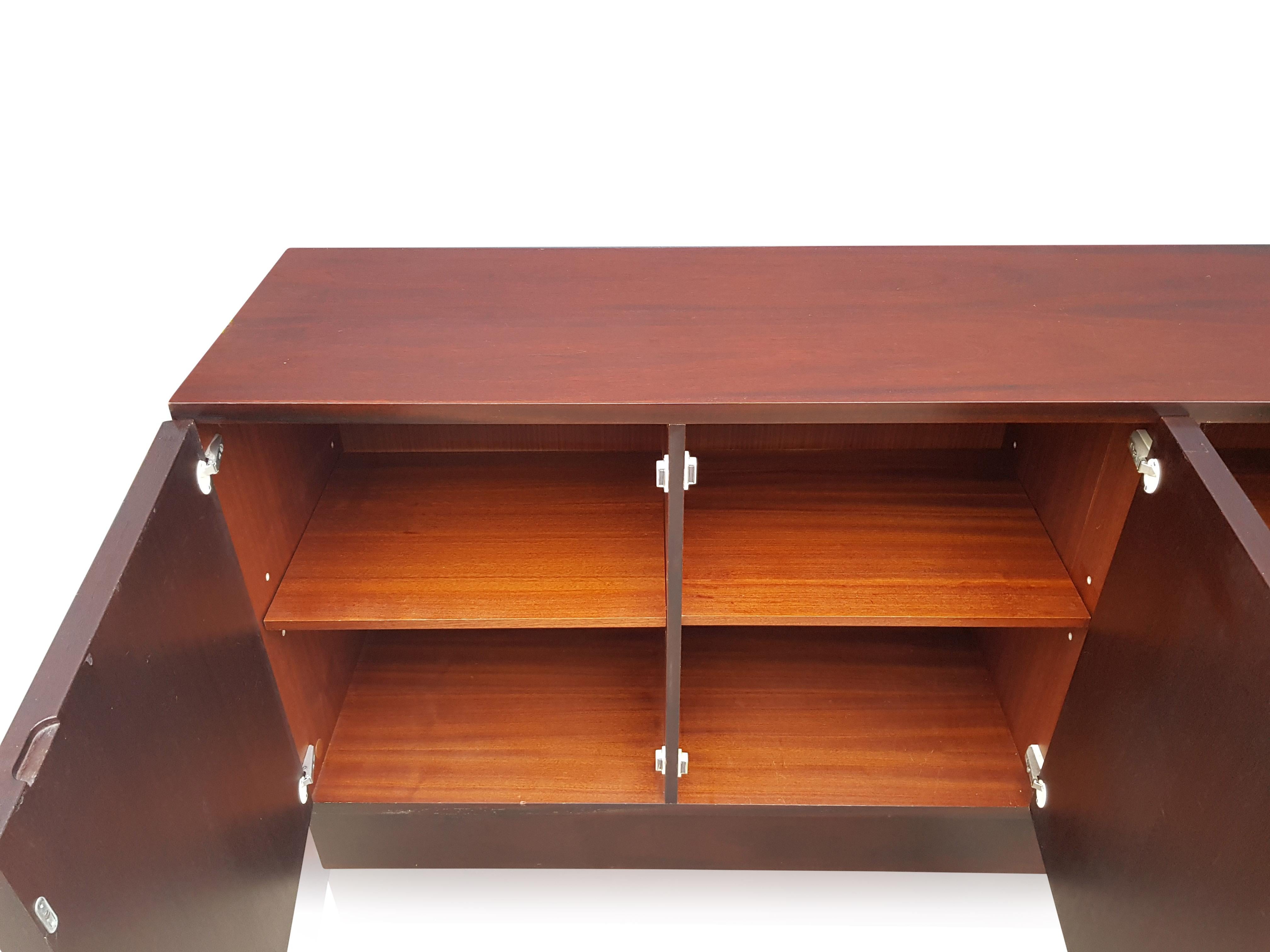 Mahogany Brown Credenza from 