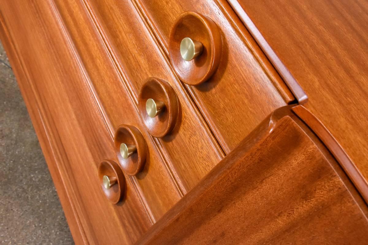 Mahogany Buffet by Gilbert Rohde for Brown Saltman For Sale 3