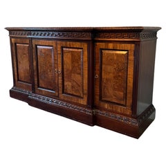Mahogany Buffet/Credenza With Marble Top Inset by Hekman
