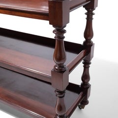 Chariot buffet en acajou