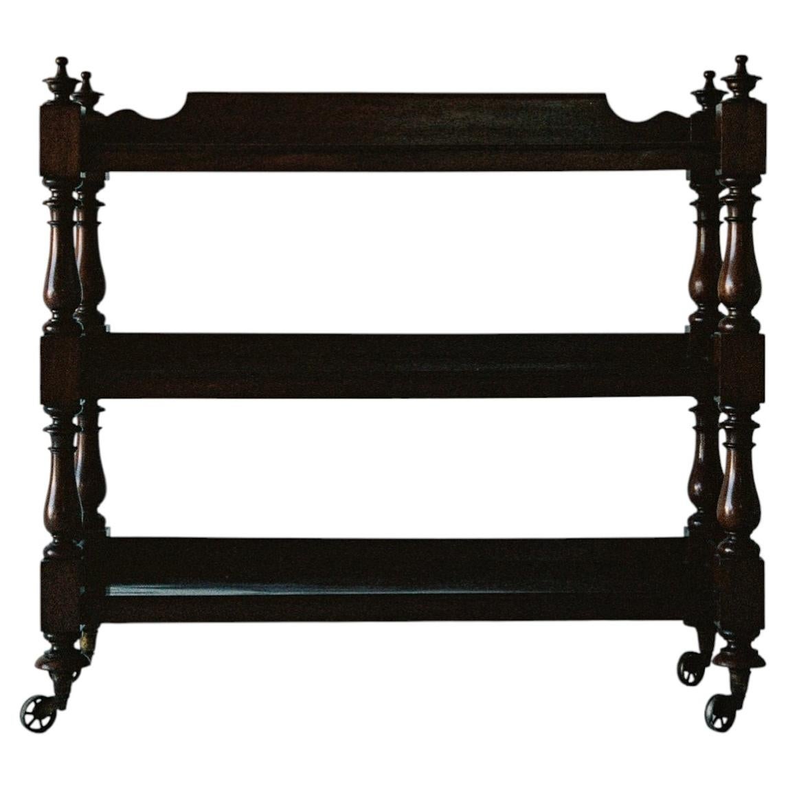 Mahogany Buffet Trolley For Sale