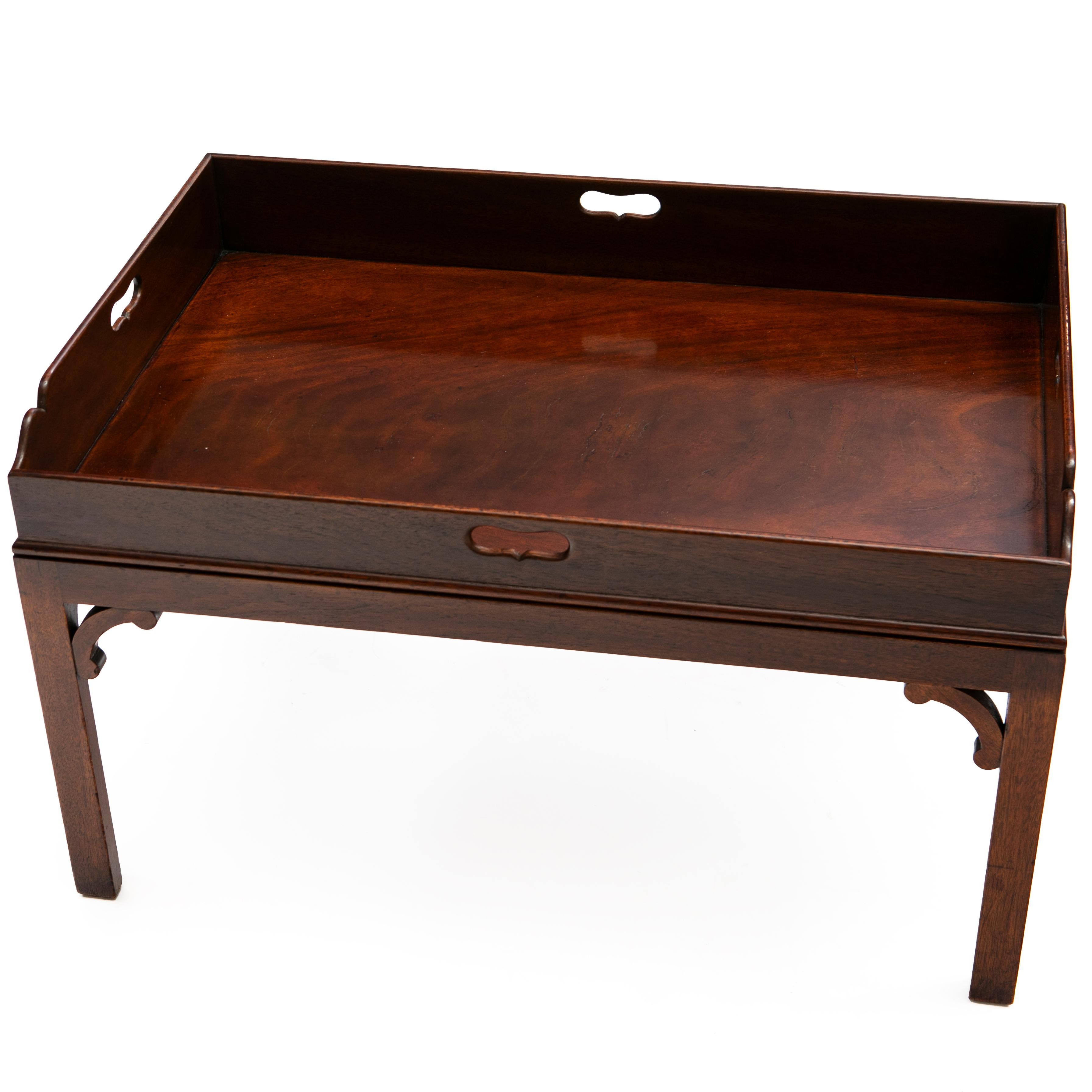 Regency Mahogany Butler's Tray Table For Sale