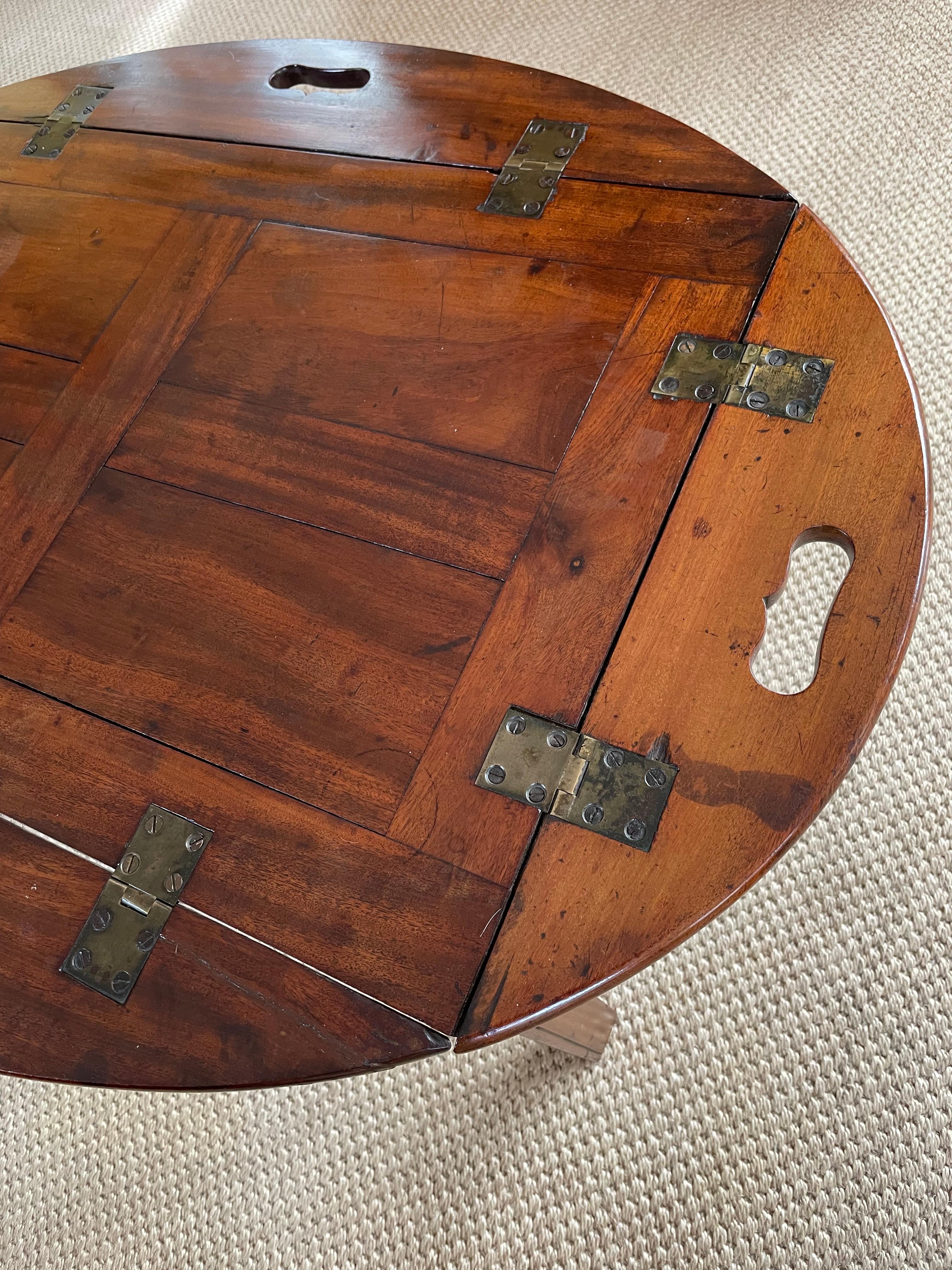 Mahogany Butler’s Tray Table 1