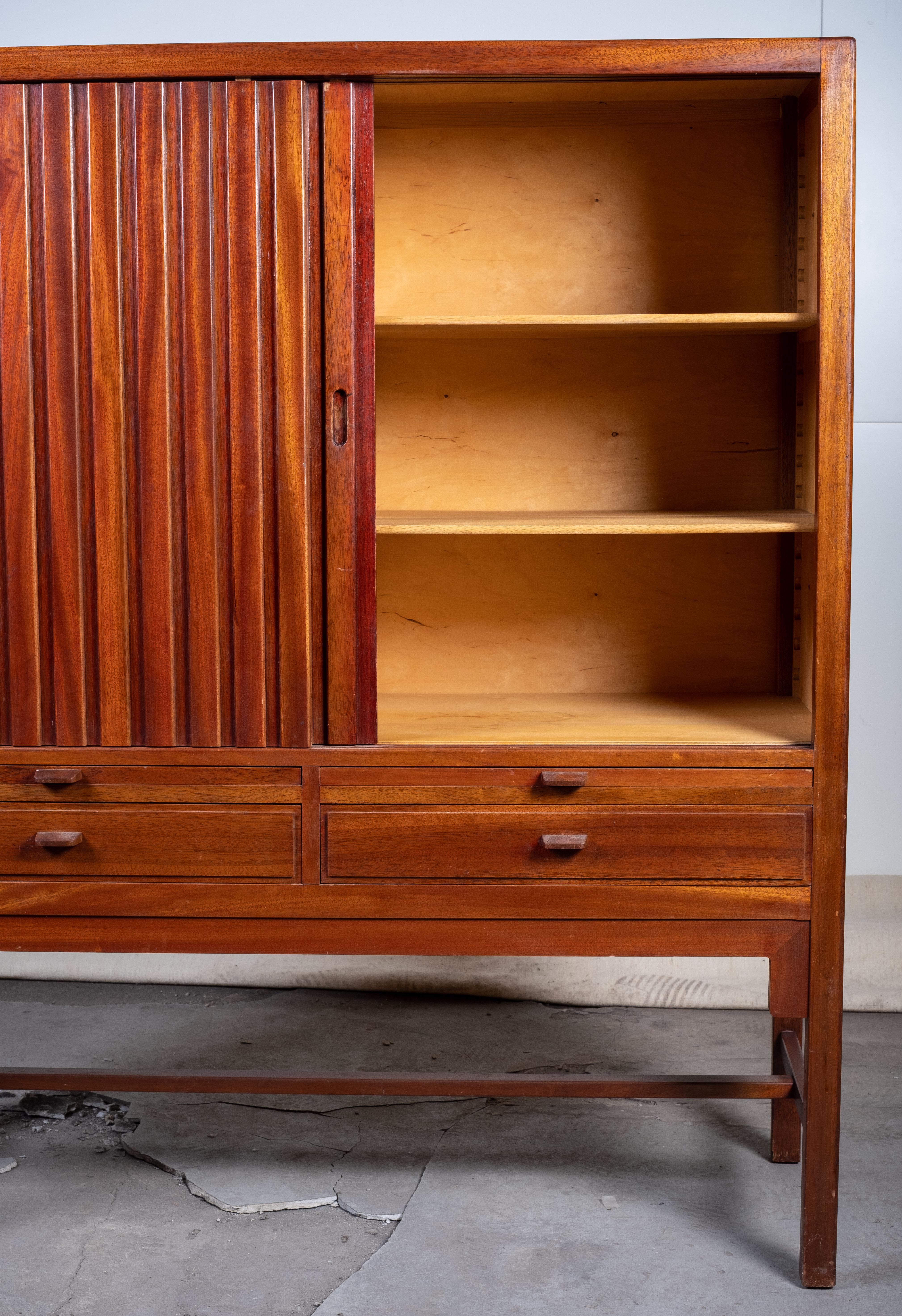 Mahogany Cabinet by Hans J. Wegner, Denmark, 1950s For Sale 2