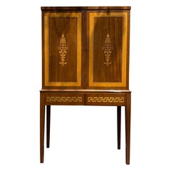Mahogany cabinet two doors Denmark 1940