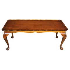 Antique Mahogany Cabriole Table by Bevan Funnell for Reprodux England