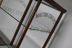 Mahogany Cadbury’s Counter Top Chocolate Shop Display Cabinet, circa 1900