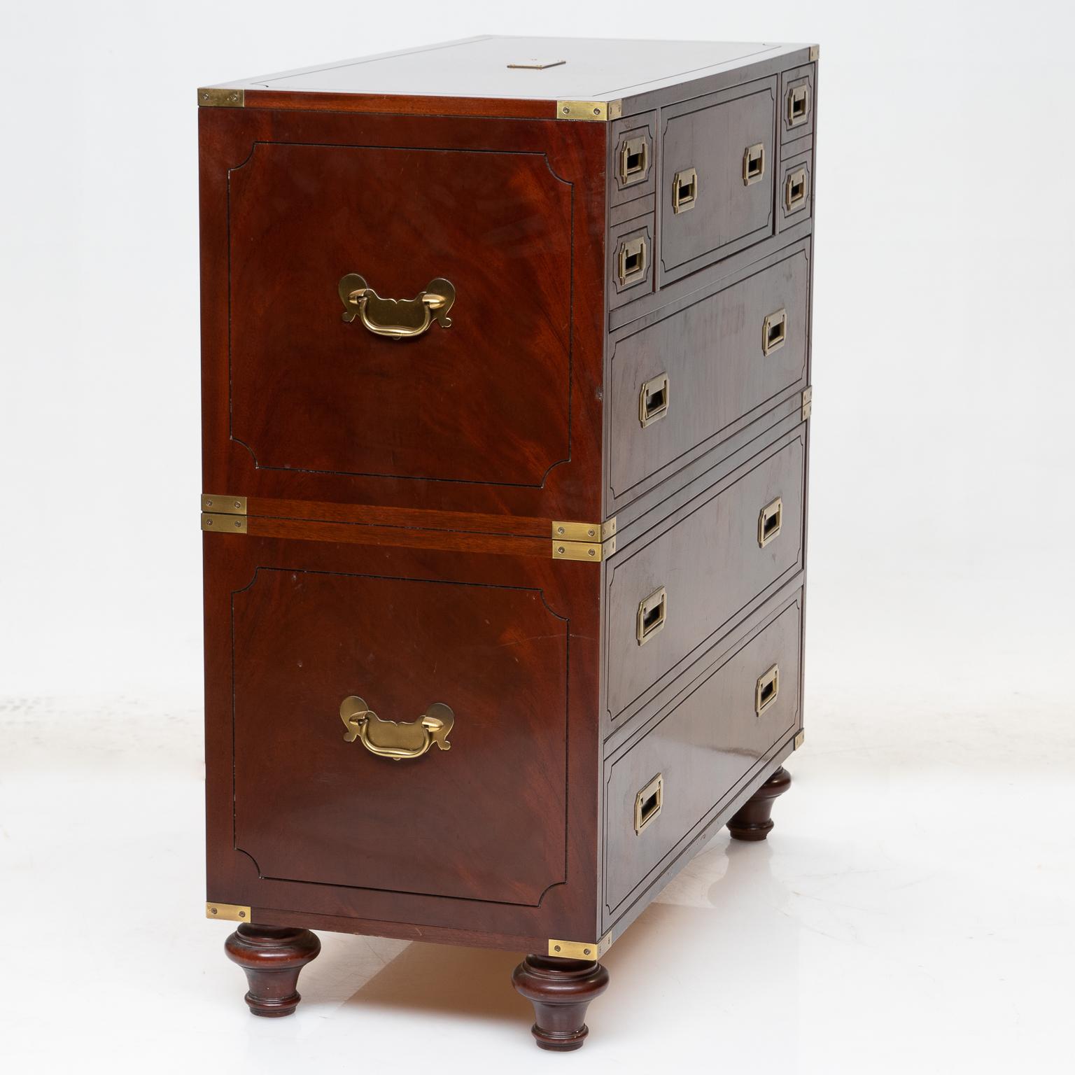 Woodwork Mahogany Campaign Chest