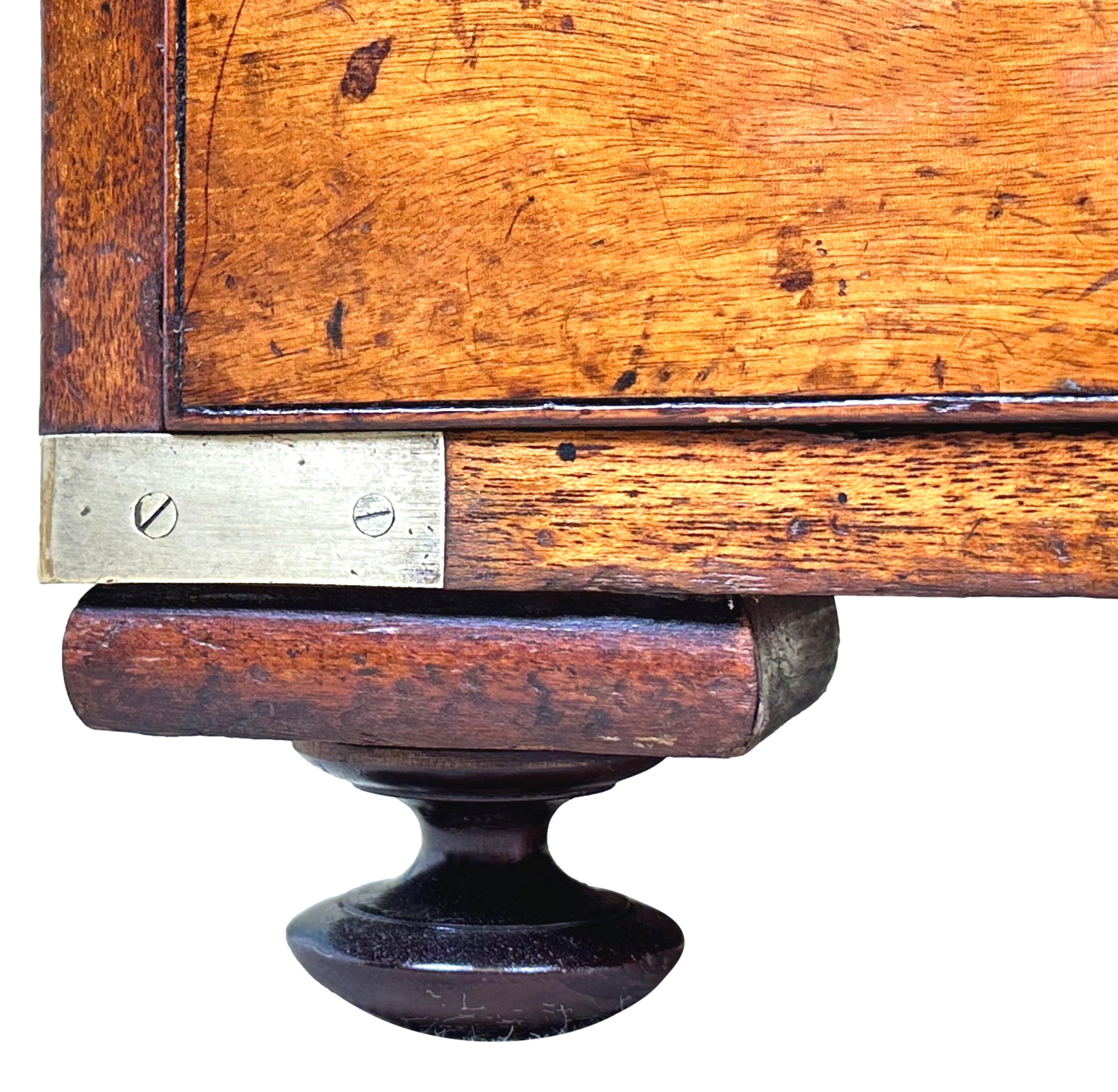 Mahogany & Camphor Military Campaign Chest of Drawers 1