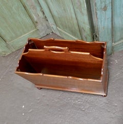 Mahogany Canterbury Magazine Stand, by “Redman & Hales Ltd”