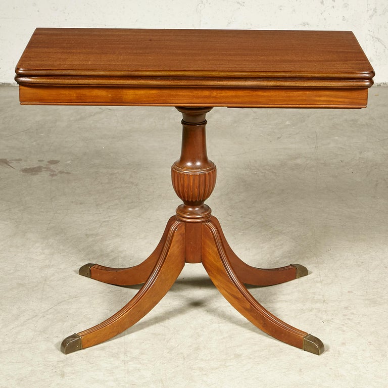 Mahogany Card Table