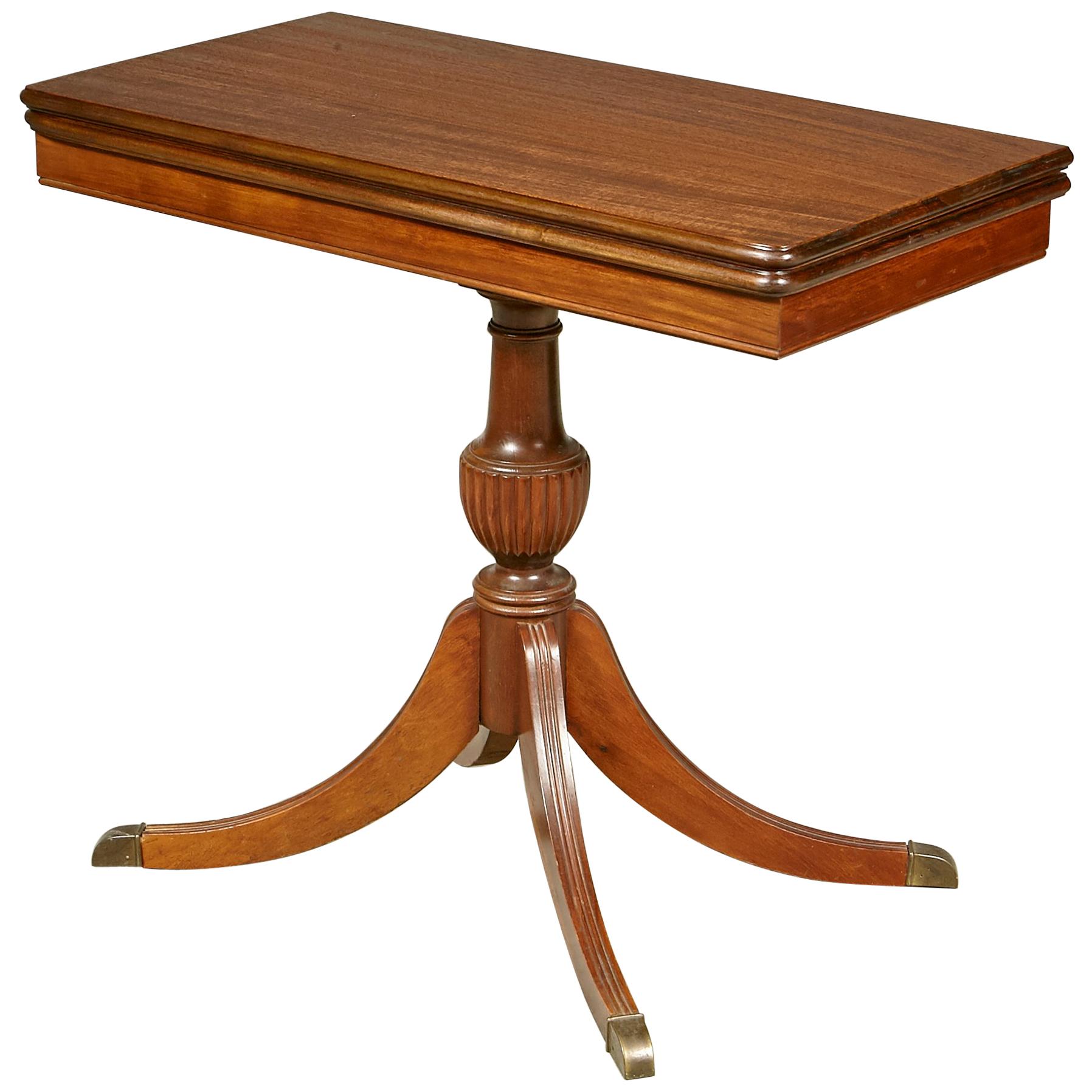 Mahogany Card Table For Sale
