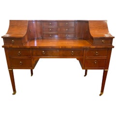 Vintage Mahogany Carlton House Writing Table Desk