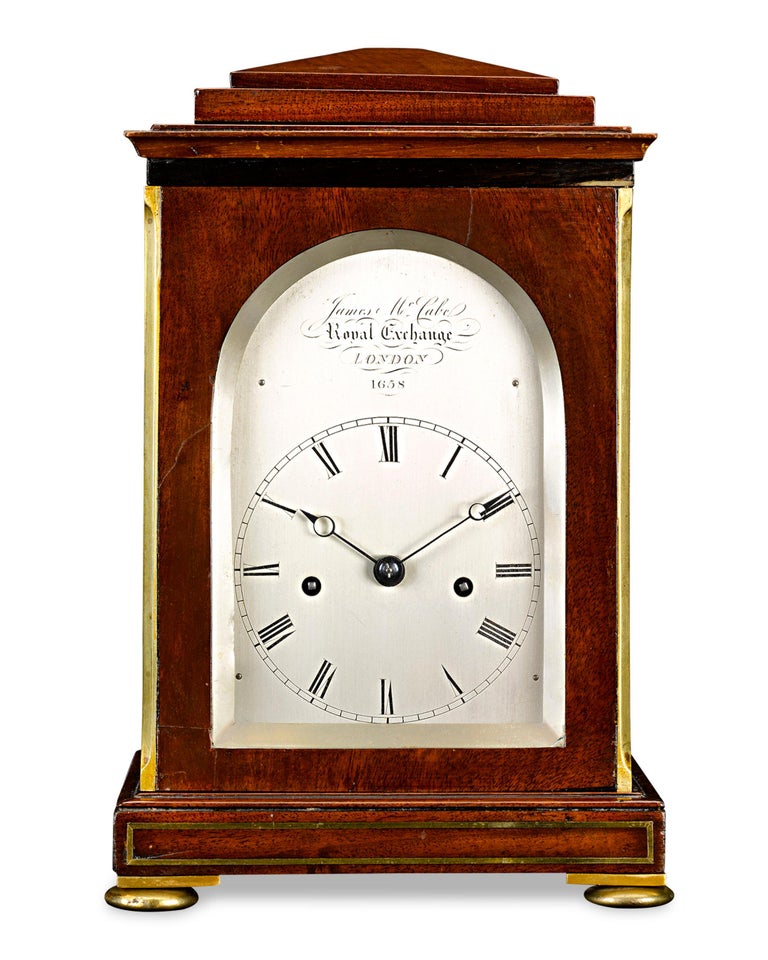 Mahogany Carriage Clock by James McCabe For Sale at 1stDibs