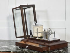 Mahogany cased Barograph