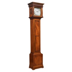 Mahogany Cased Eight Day Grandmother Clock