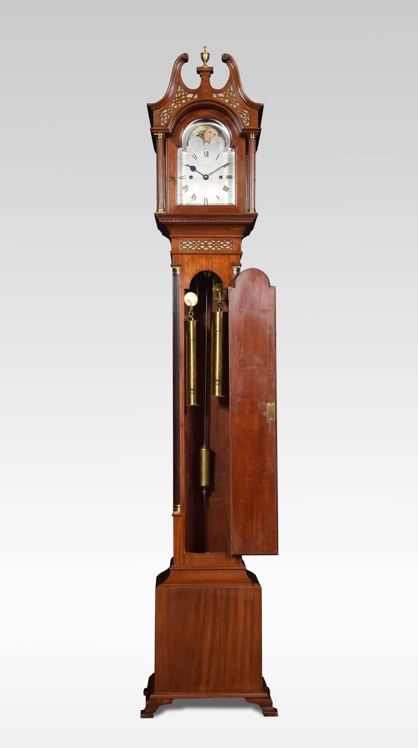 Mahogany Cased Grandmother Clock by Hampton & Son Pall Mall 1