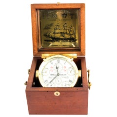 Mahogany Cased Sewills Sealord Nelson Chronometer Compendium, 20th Century