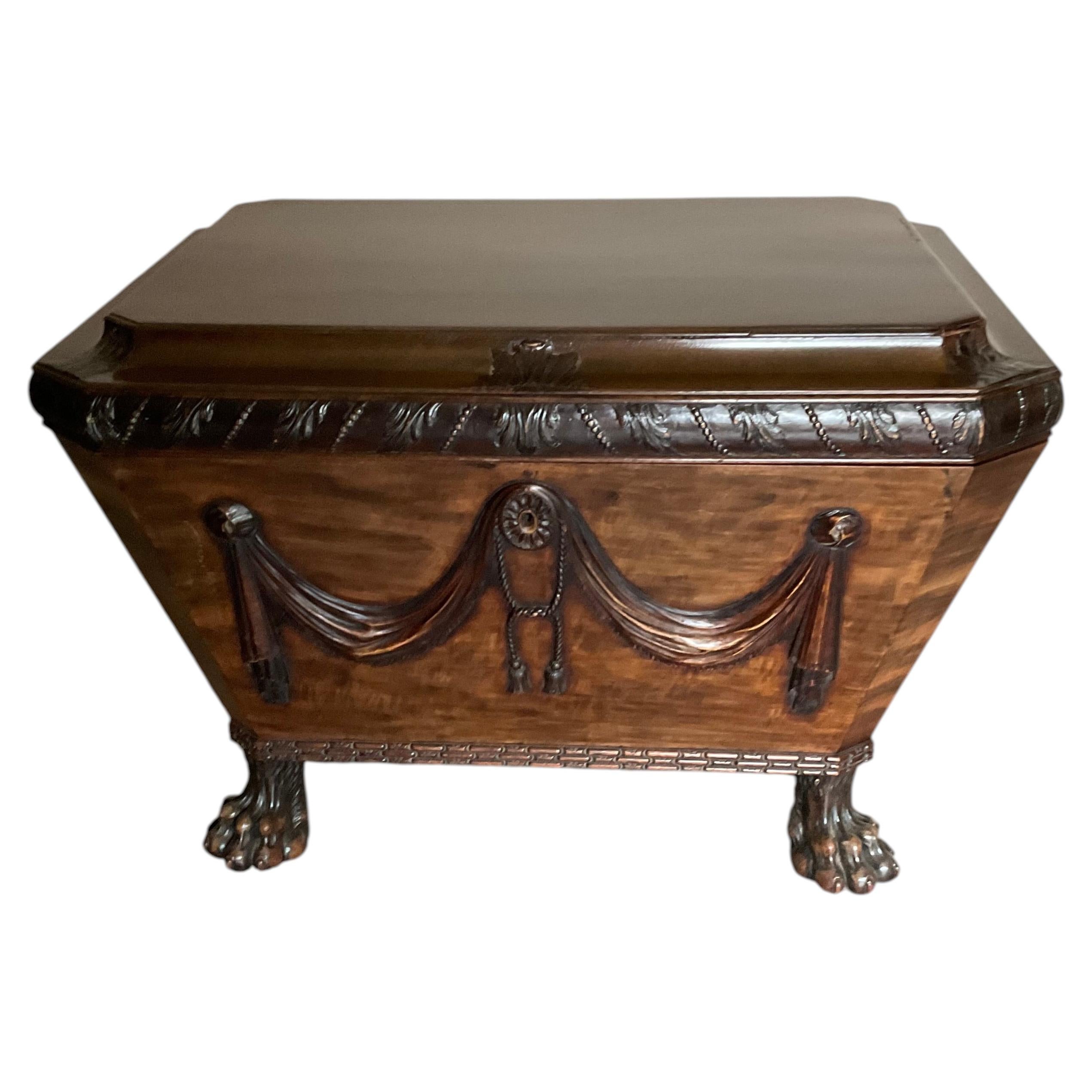 Mahogany cellarette For Sale