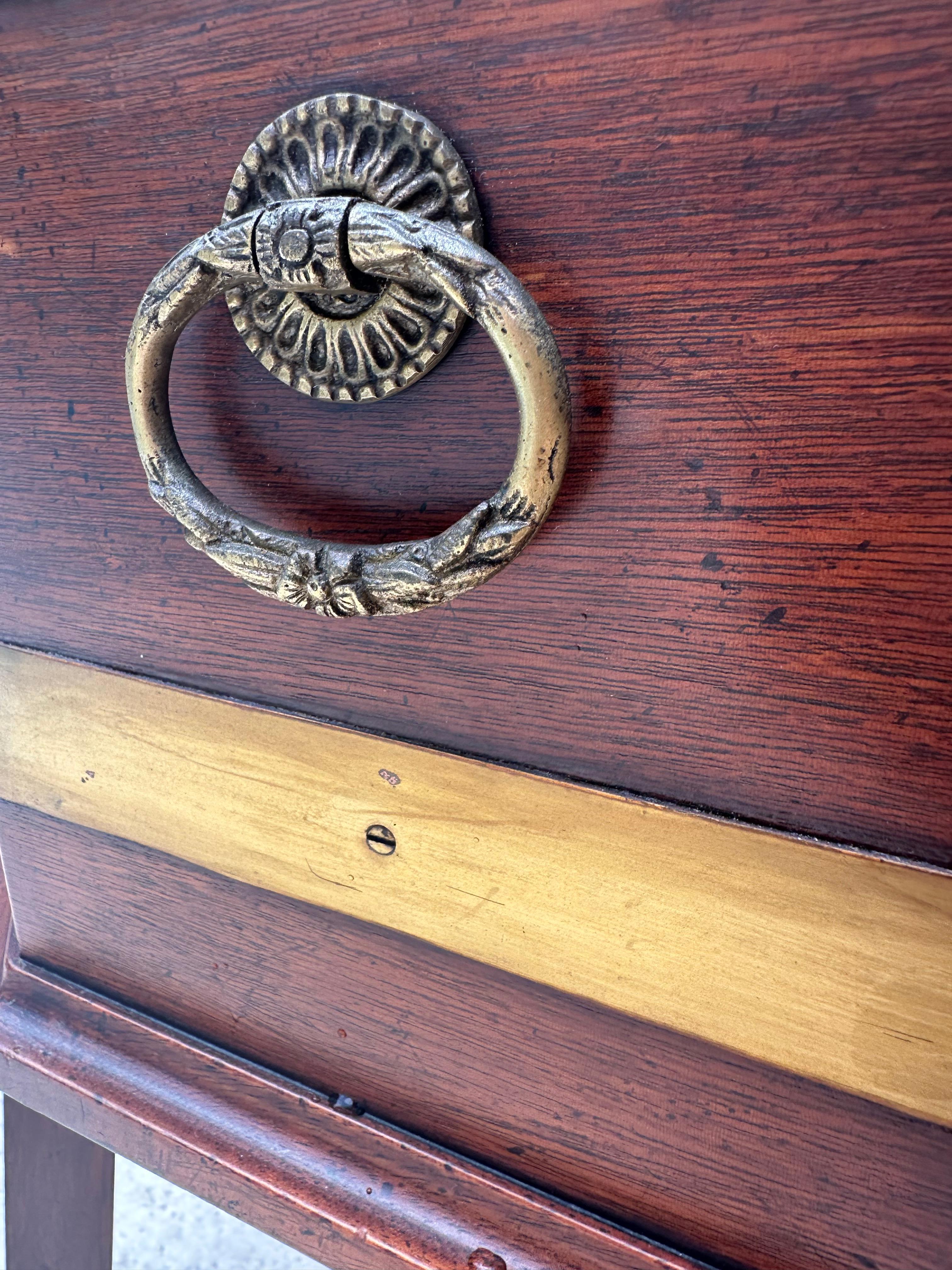 Mahogany Cellarette Wine Cooler Chippendale Style For Sale 5
