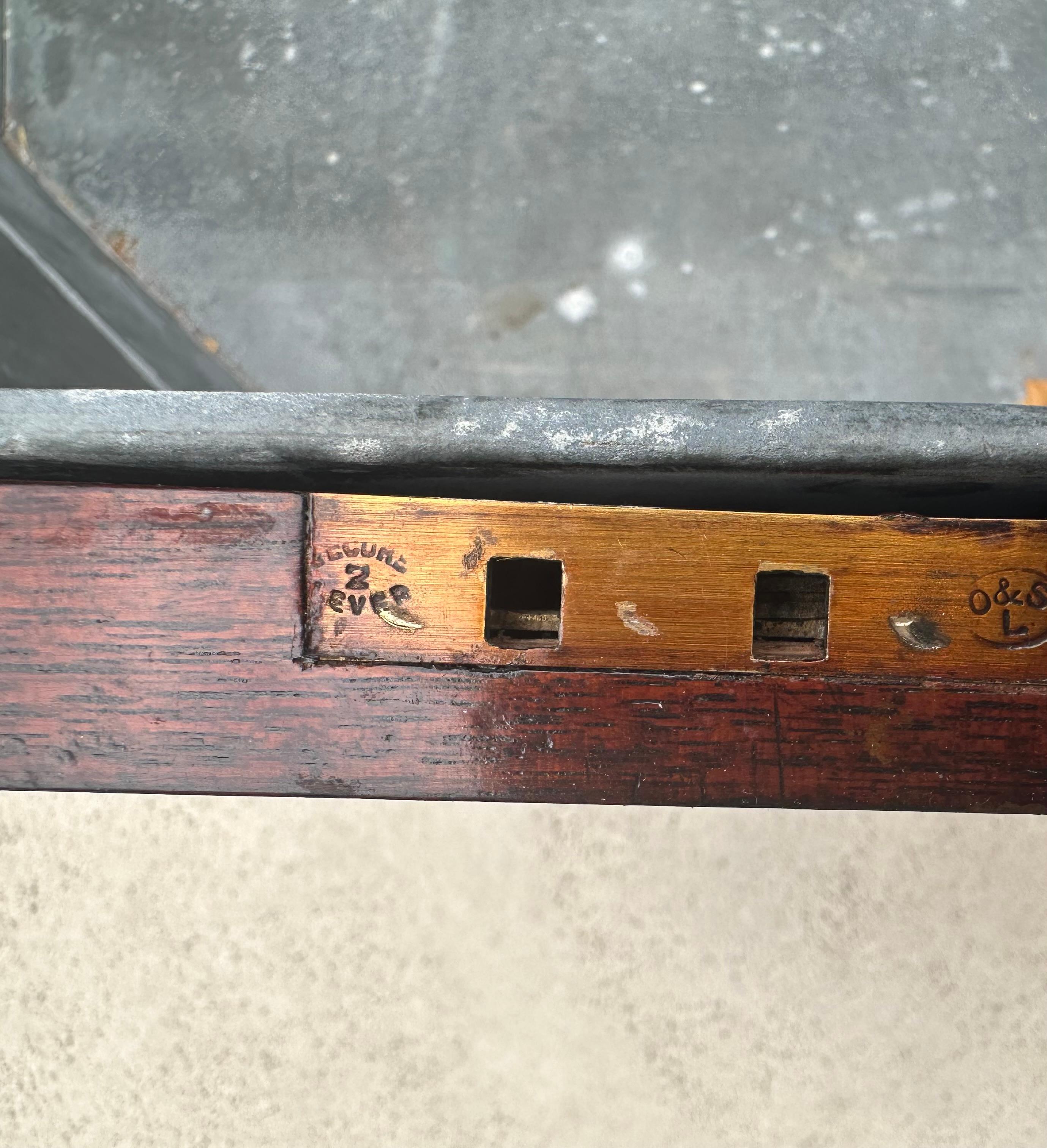 Brass Mahogany Cellarette Wine Cooler Chippendale Style For Sale