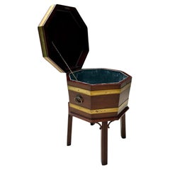 Mahogany Cellarette Wine Cooler Chippendale Style