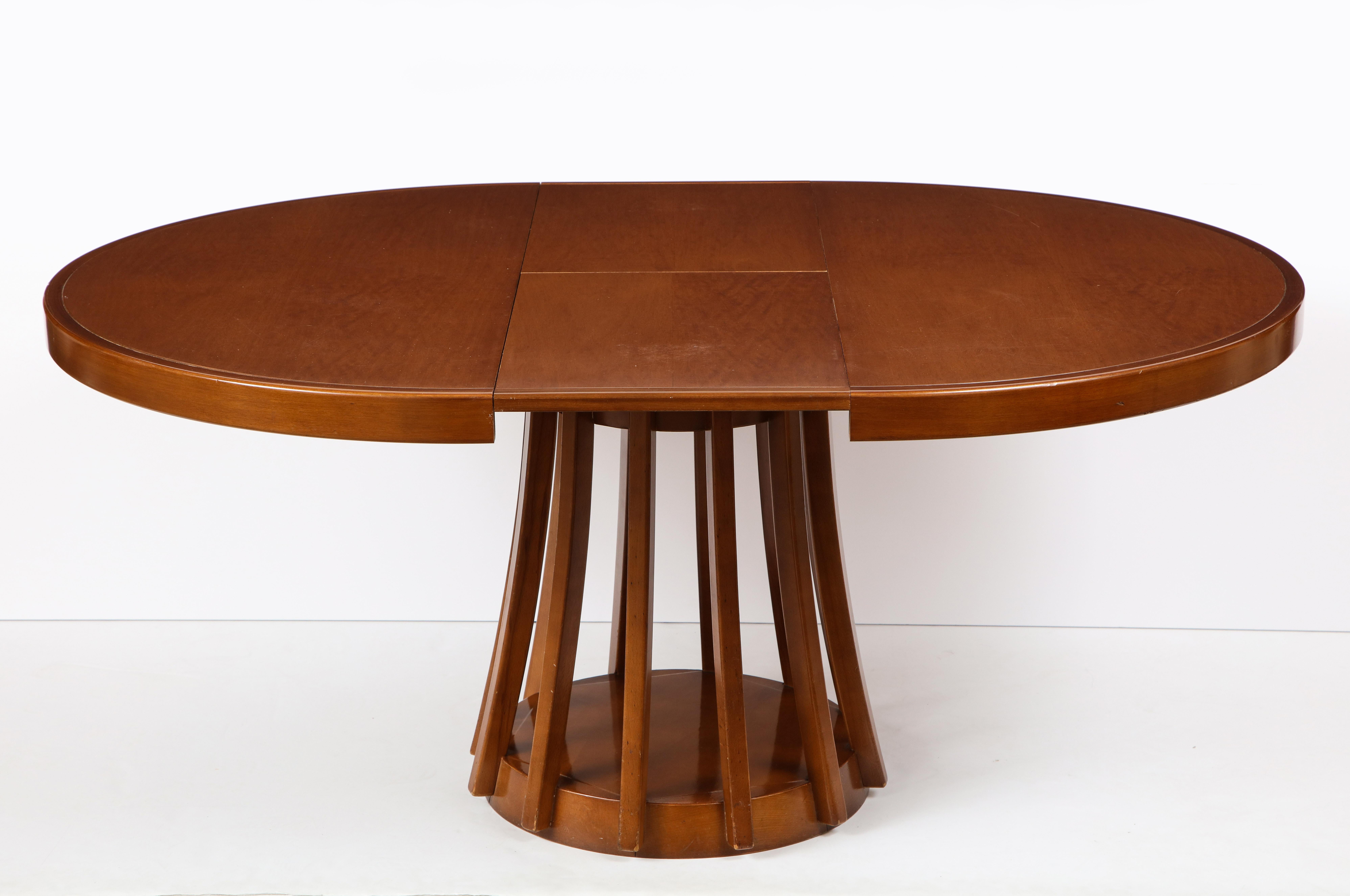 Mahogany Center and Dining Table by Angelo Mangiarotti, 1972 4