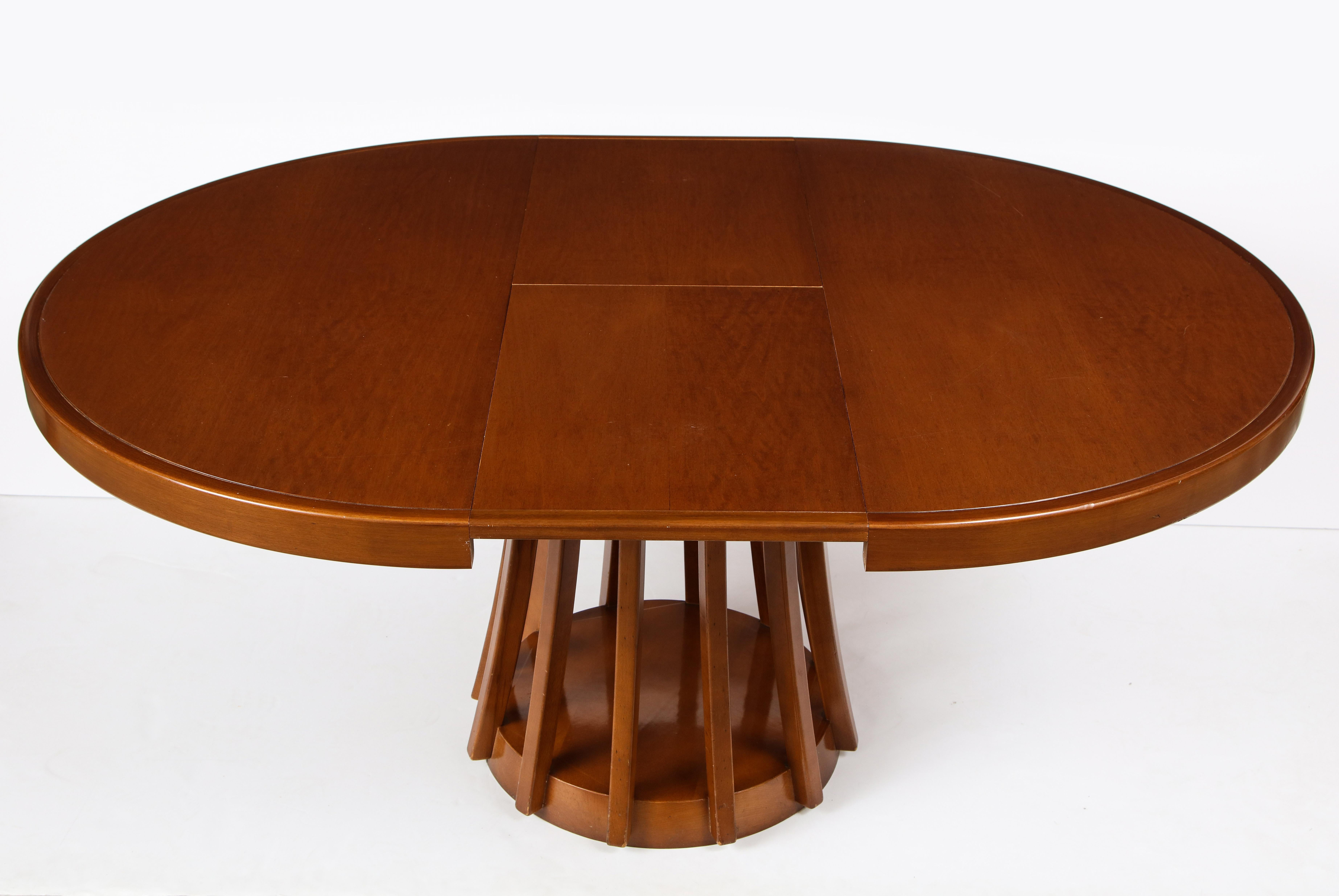 Mahogany Center and Dining Table by Angelo Mangiarotti, 1972  5