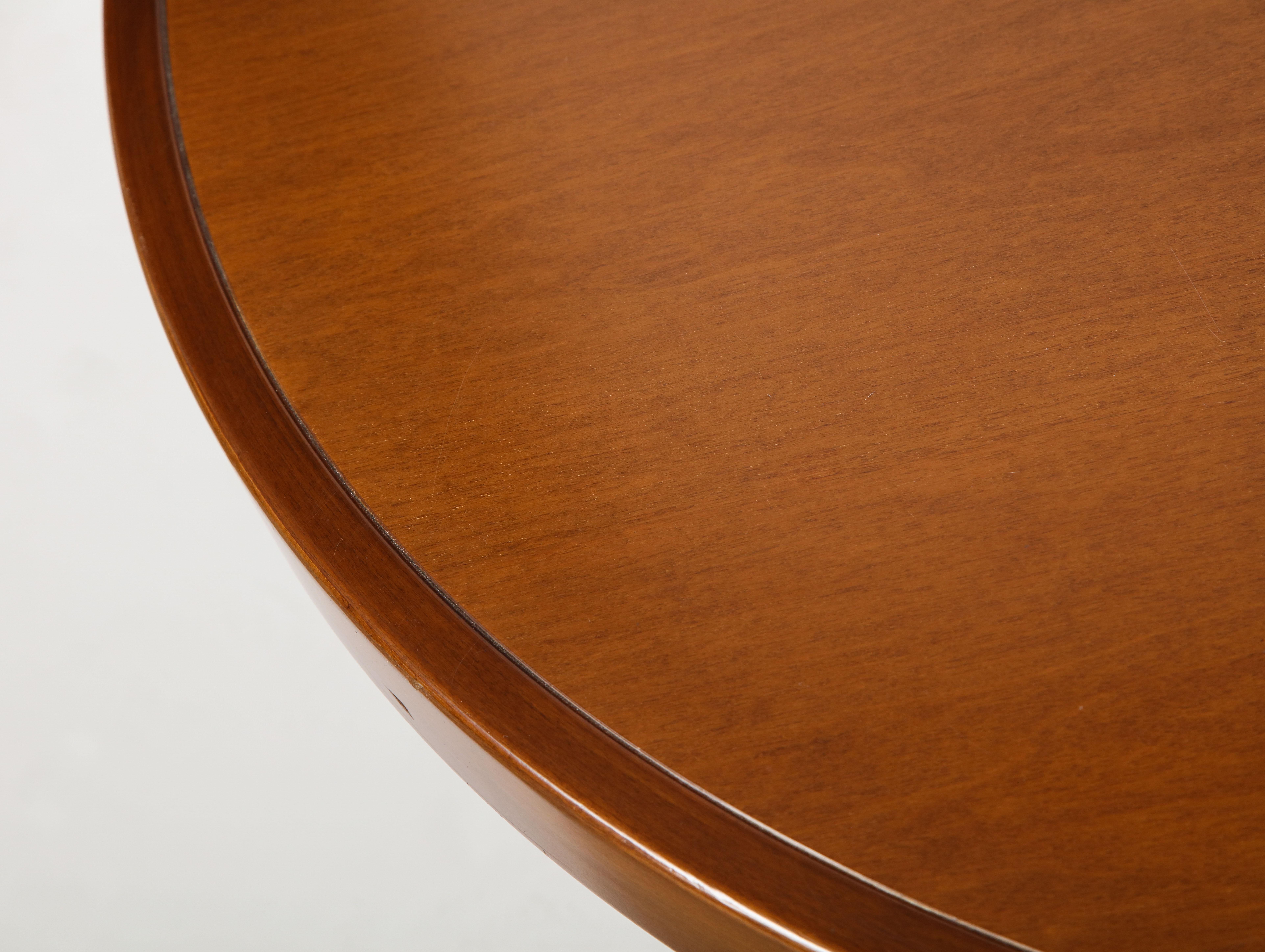 Mahogany Center and Dining Table by Angelo Mangiarotti, 1972 1
