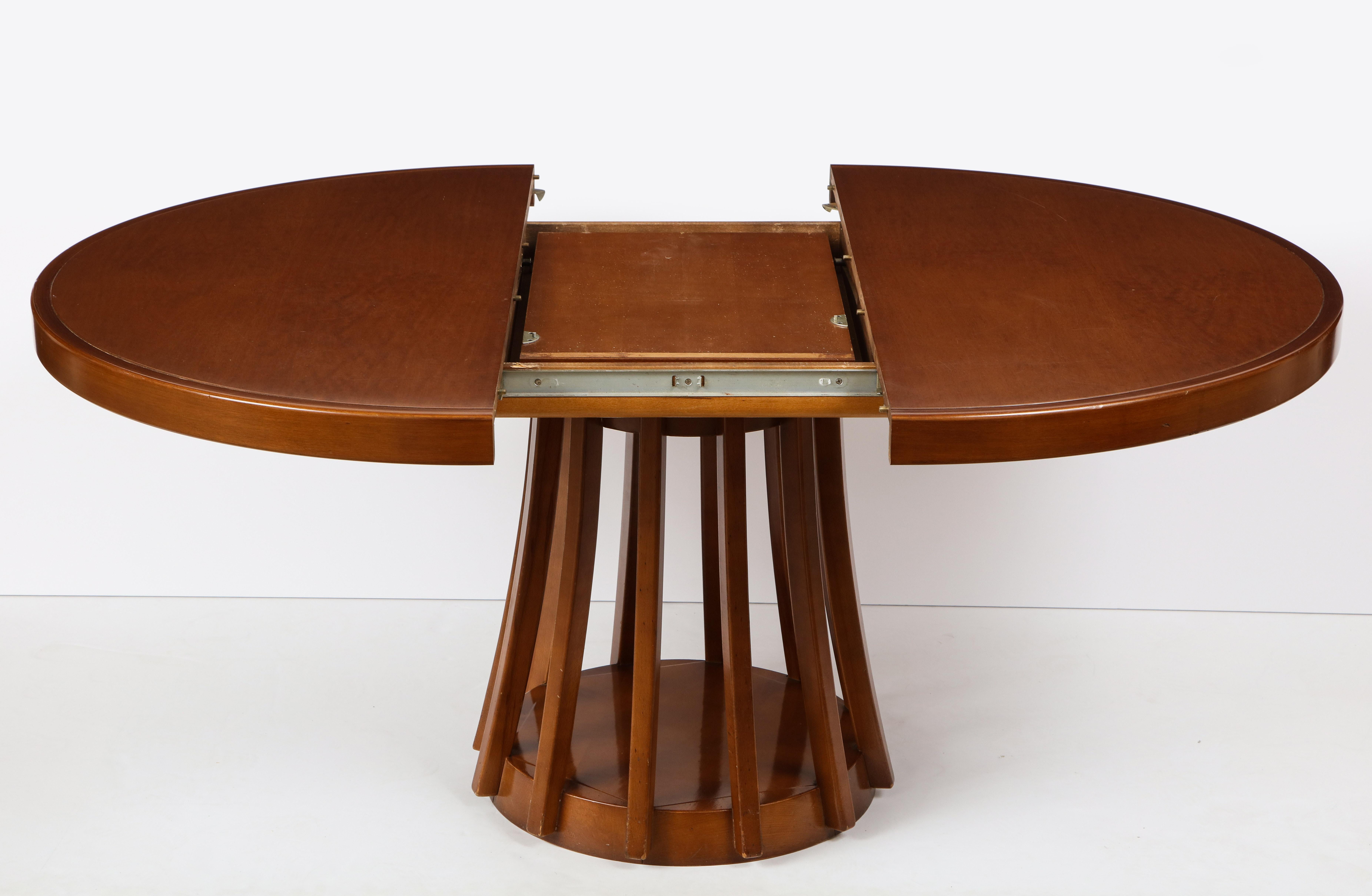 Mahogany Center and Dining Table by Angelo Mangiarotti, 1972  3