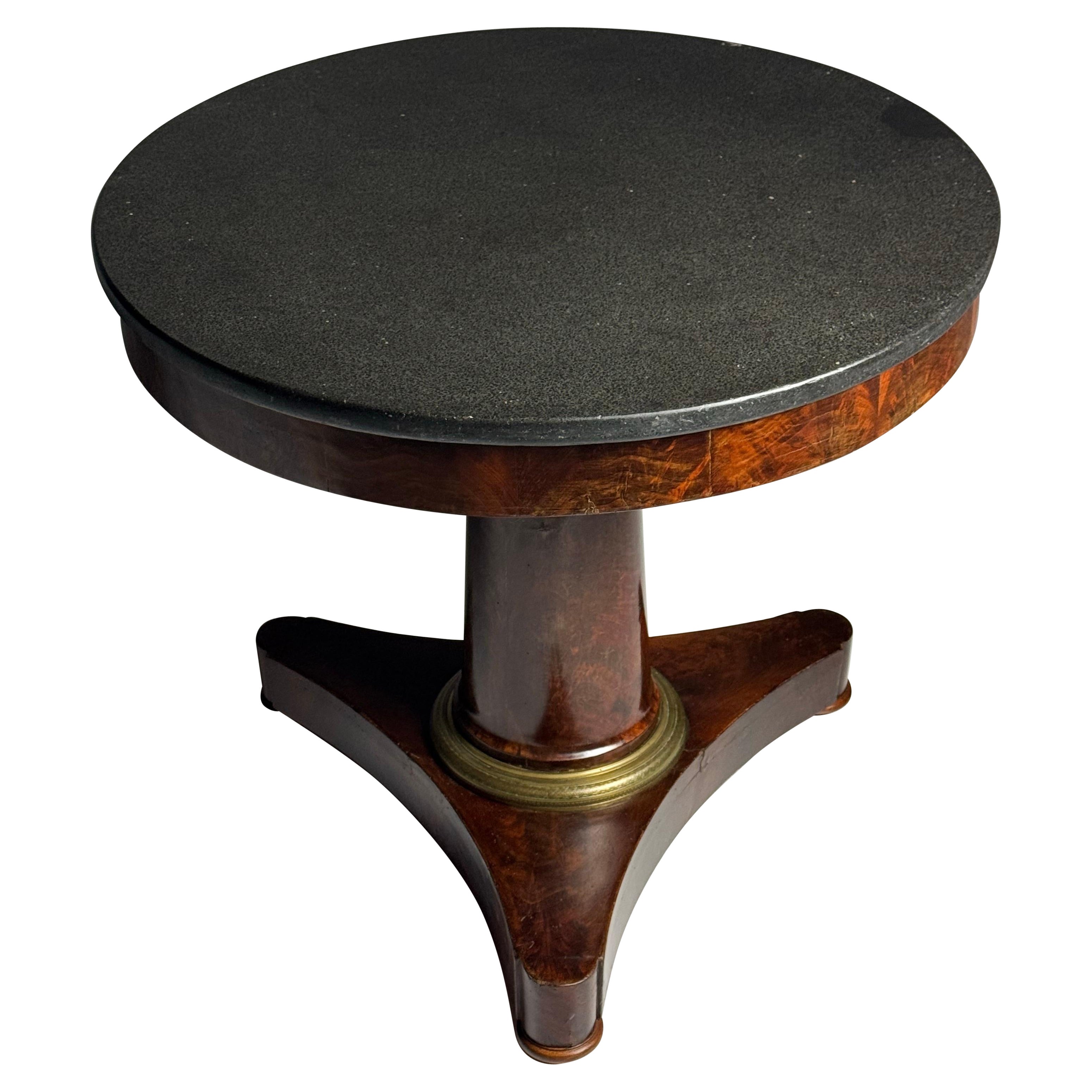 Mahogany center table 19th century