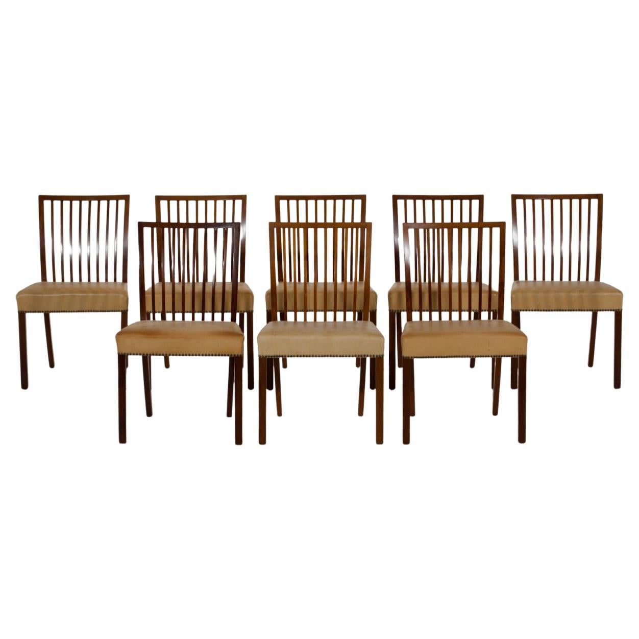 Mahogany Chairs, circa 1960's For Sale