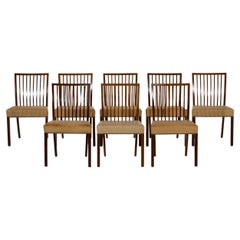 Chaises en acajou, vers 1960