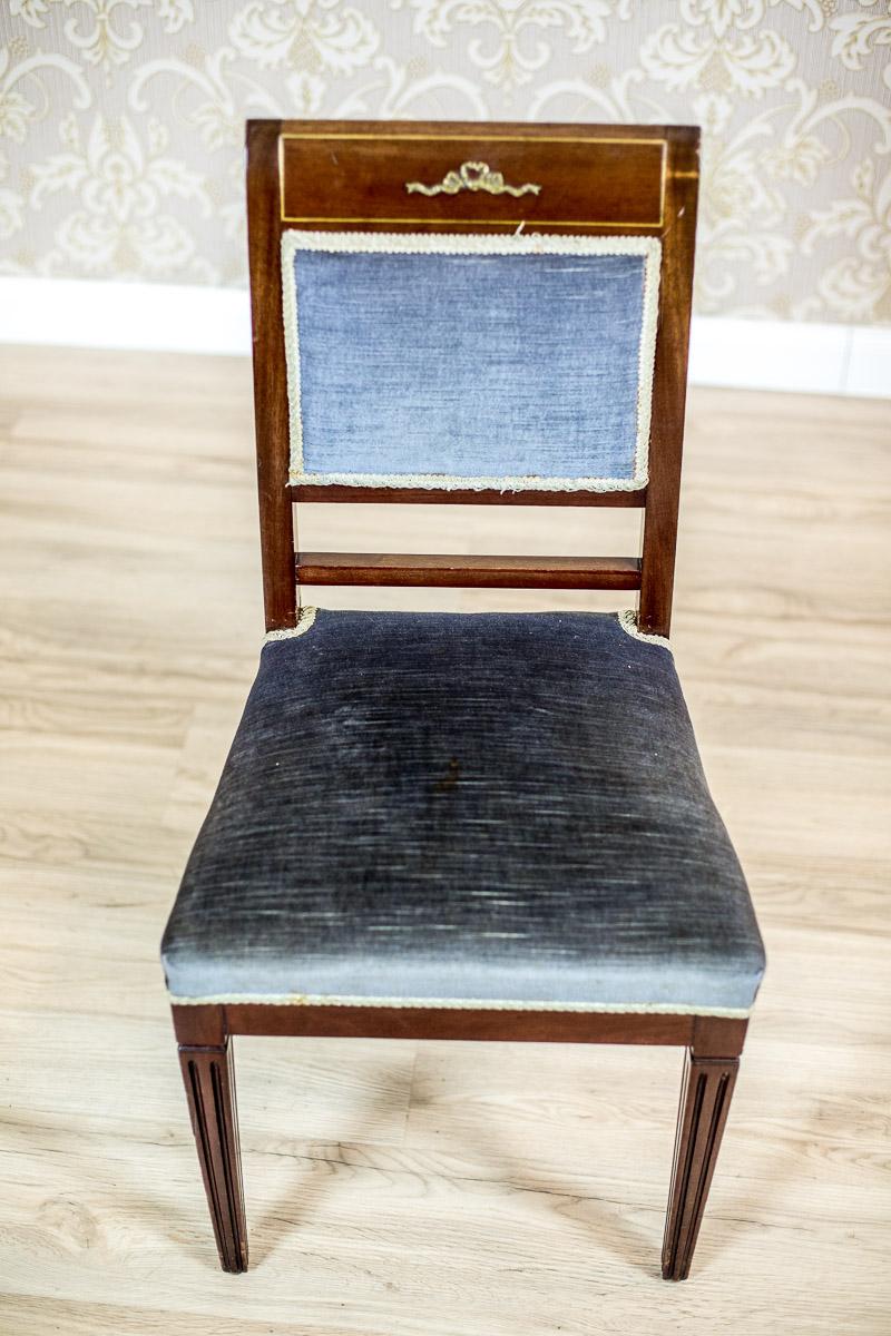 Upholstery Mahogany Chairs in the Charles X Style, circa 1830