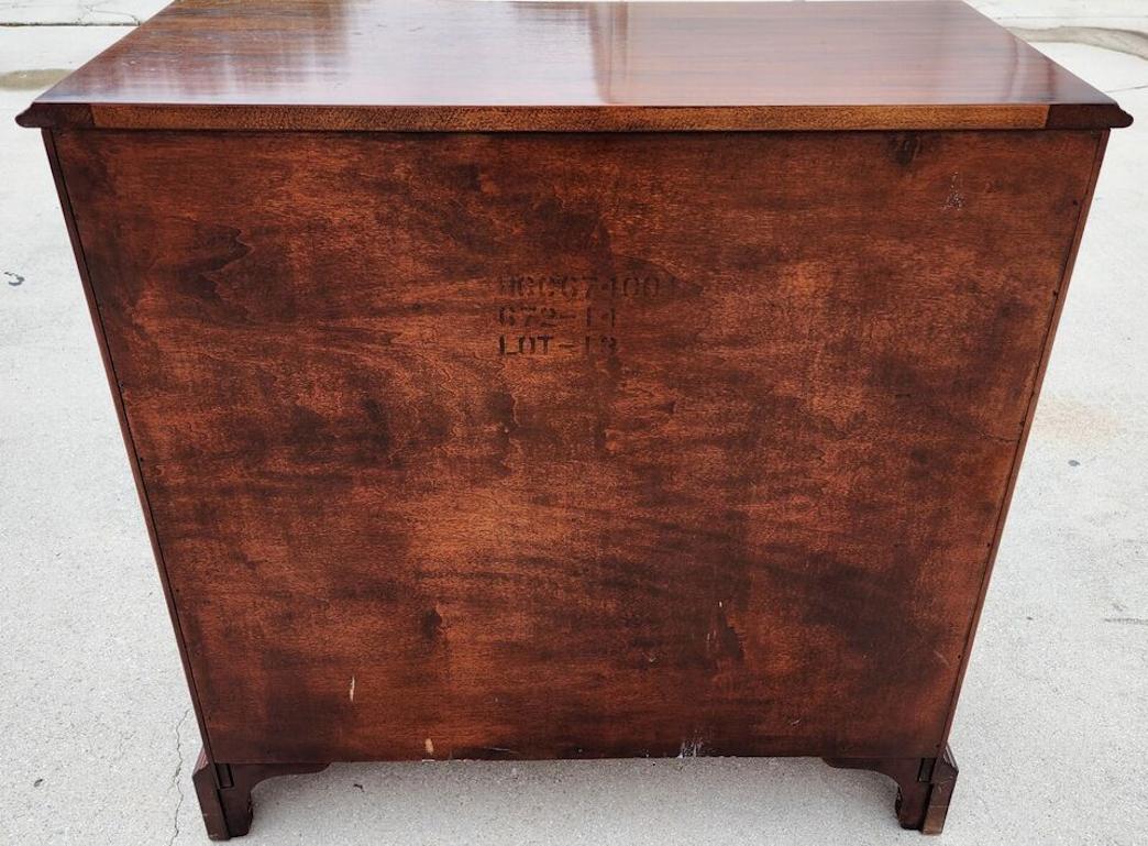 Mahogany Chest Dresser by Hickory Chair Co In Good Condition In Lake Worth, FL