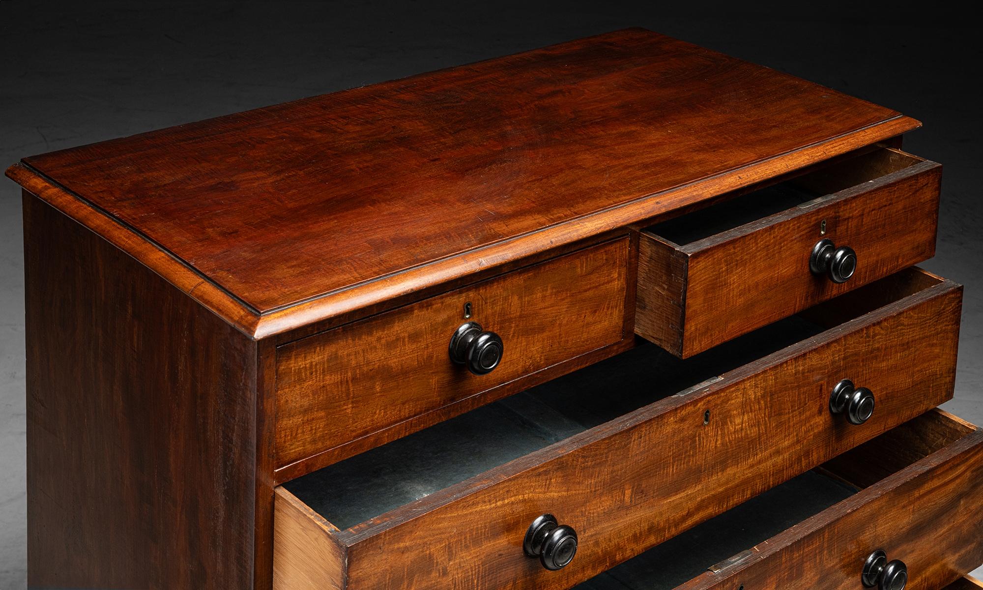 Late 19th Century Mahogany Chest, England circa 1890 For Sale