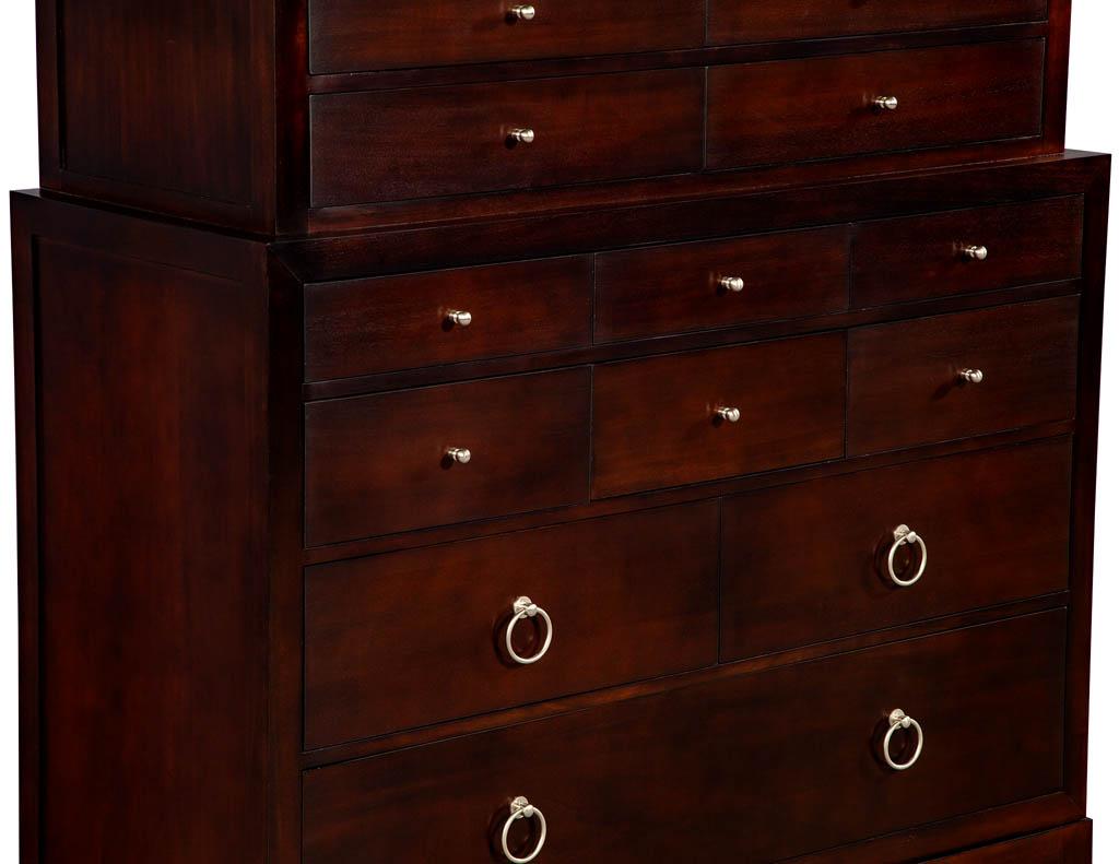 Modern Mahogany Chest of Drawers by Baker Furniture Milling Road
